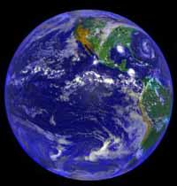 earth from space